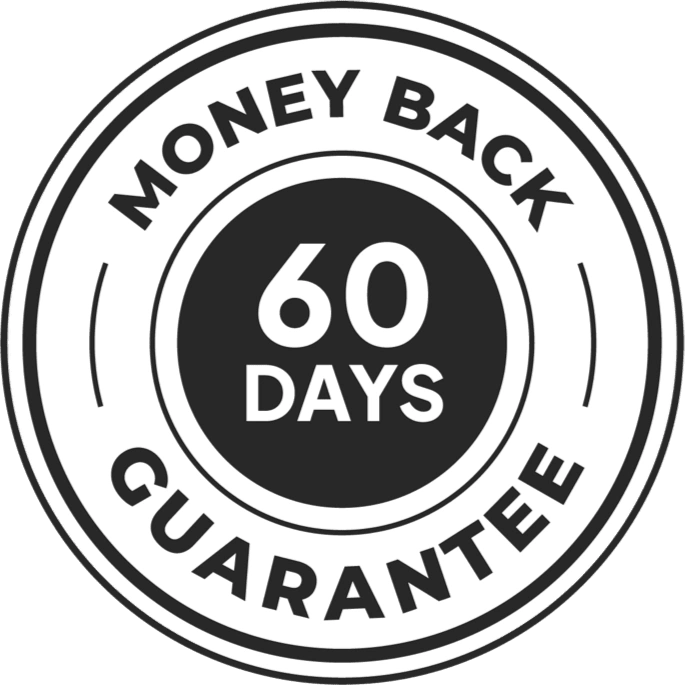 60 days money-back guarantee
